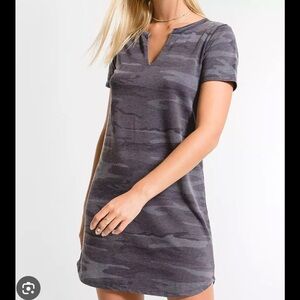 Z Supply Camo T-Shirt Dress NWT